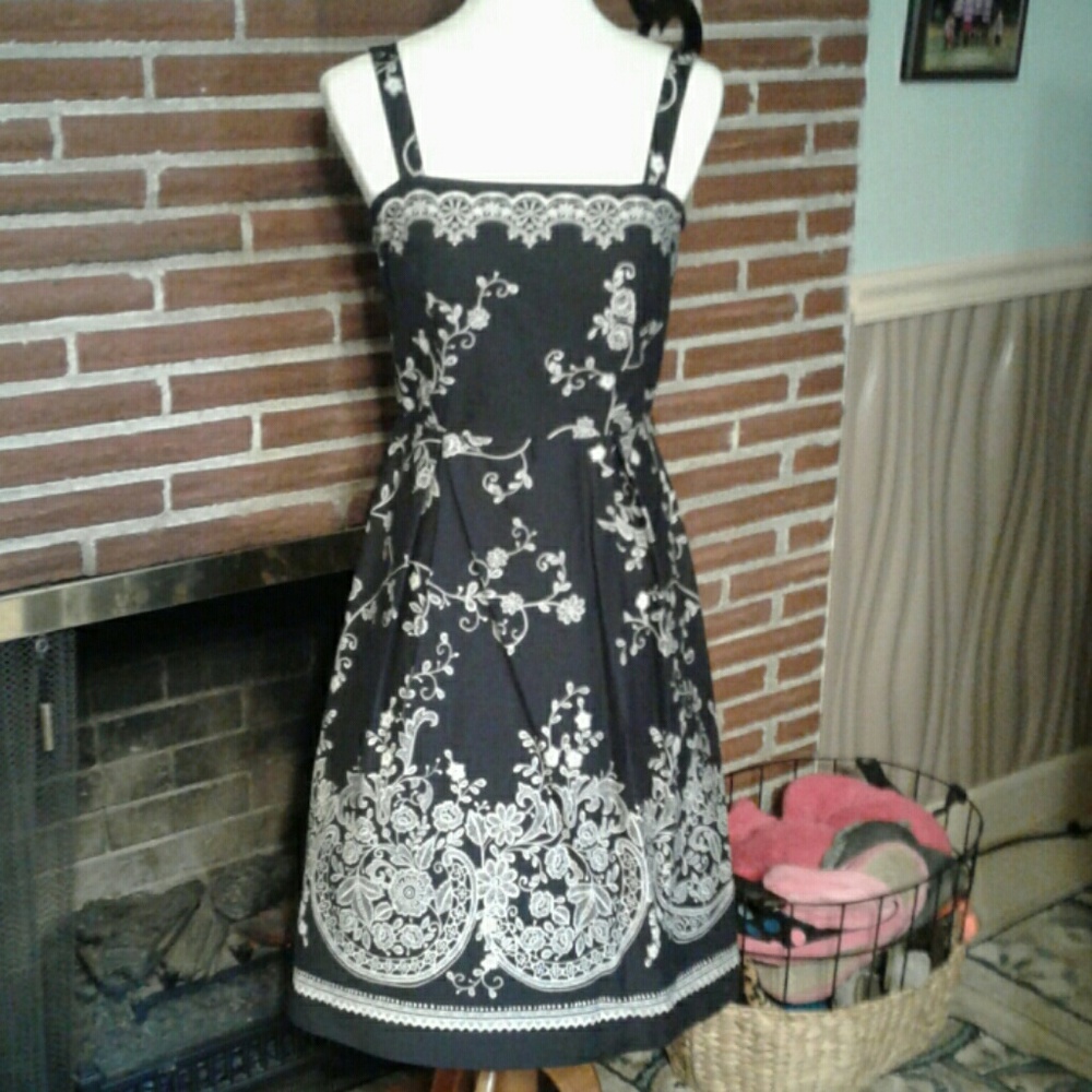 Black and White Sundress