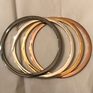 Marc Jacobs Set of 4 Mixed Bangles