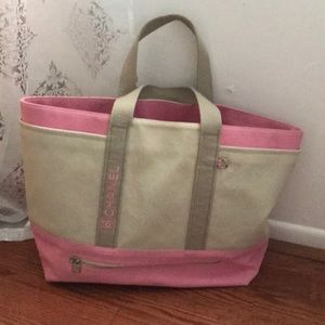 Authentic Chanel Beach Tote