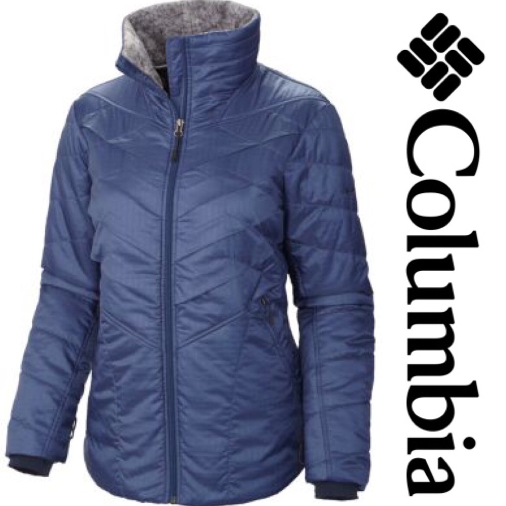 Columbia Kaleidaslope Jacket In Bluebell