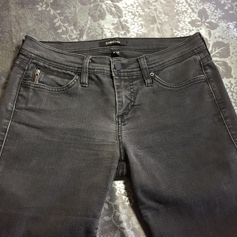 Bebe black skinny boot size 28 tall - Picture 5 of 5
