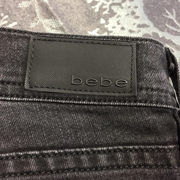 Bebe black skinny boot size 28 tall - Picture 3 of 5