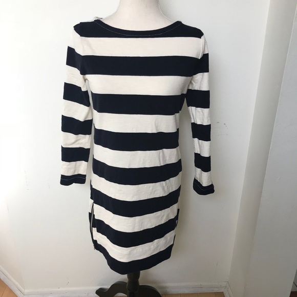 [J. Crew] Maritime Strip Zip Dress - Picture 2 of 8
