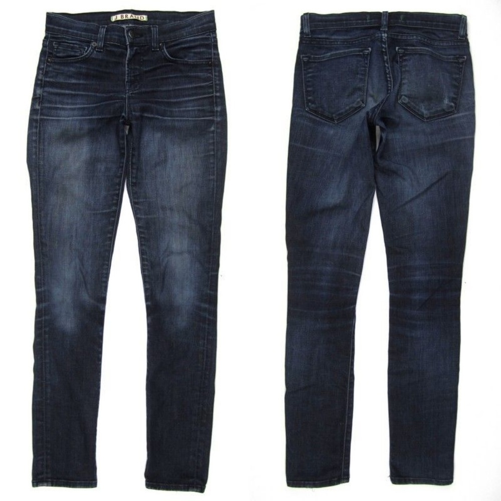 J Brand 24 Skinny Dark Wash Jeans