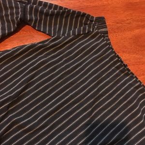 Striped off shoulder top