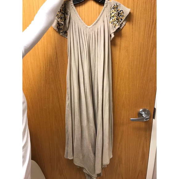 Free People off the shoulder jumpsuit - Picture 2 of 2