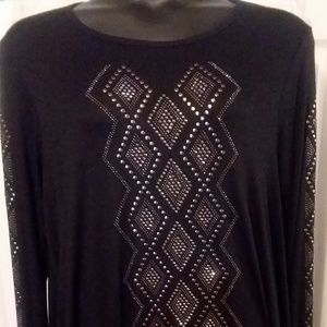 Rhinestone & Stud Top