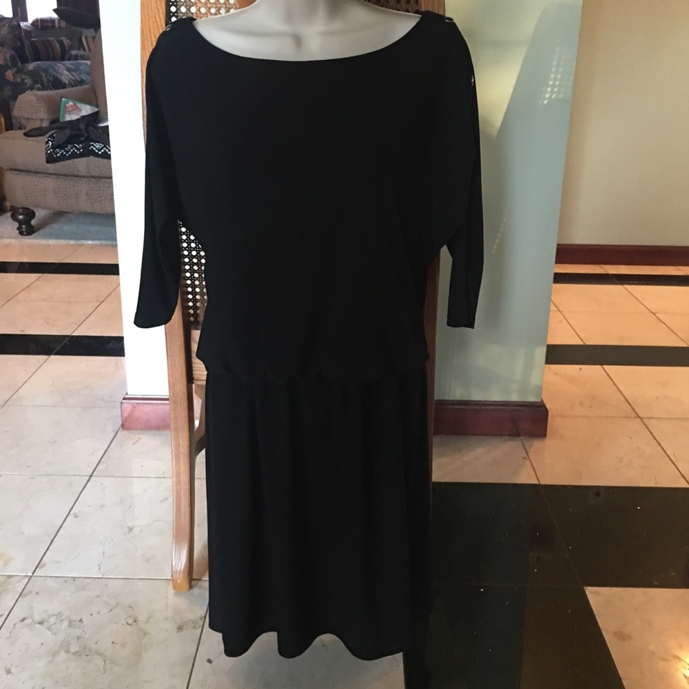 WHBM Jersey Knit Blouson Dress