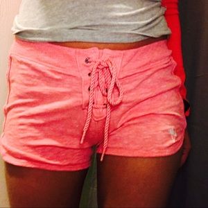 VS Pink tie up shorts xs