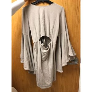 Free People mini dress with center cut out