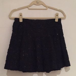 Alice&Olivia lace and sequins pleated mini skirt