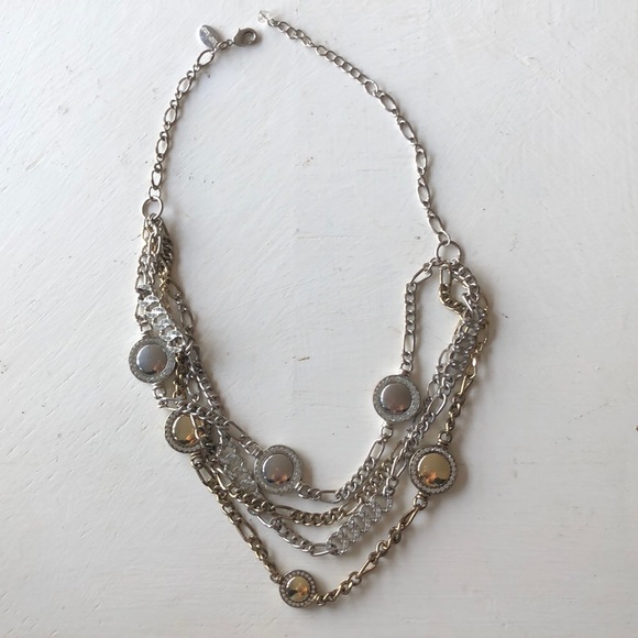 White House Black Market Jewelry - White House Black Market 4 strand chain necklace