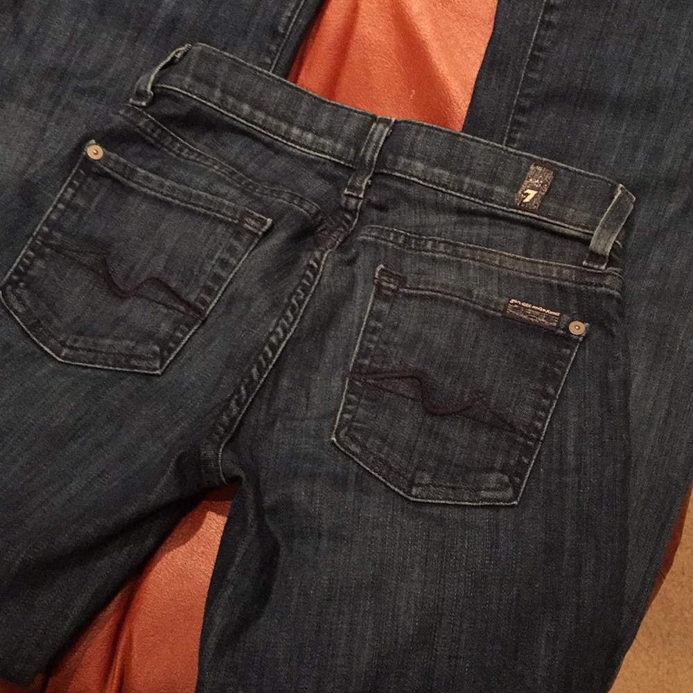 7 for all mankind. Bootcut Jeans.
