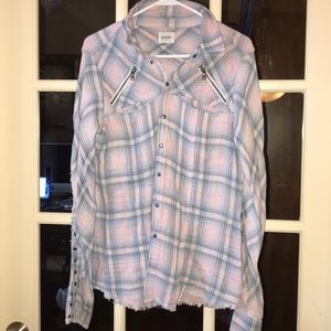 NWOT Hudson Jeans- women’s flannel