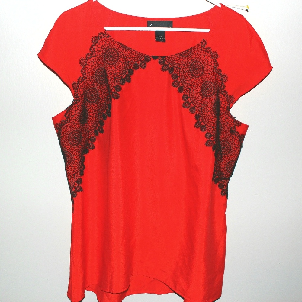 Lane Bryant Valentine Blouse