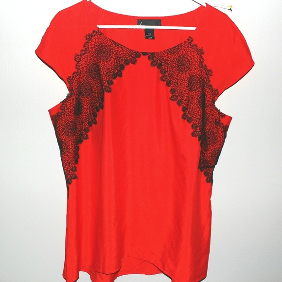 Lane Bryant Valentine Blouse - Picture 1 of 2