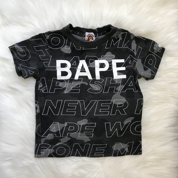 Bape Shirts & Tops Bape Kids Camouflage Distressed Shirt Poshmark