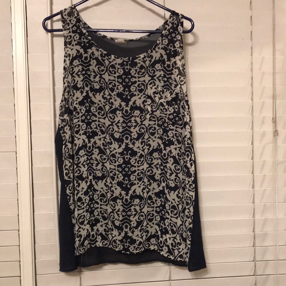 Navy blue shirt