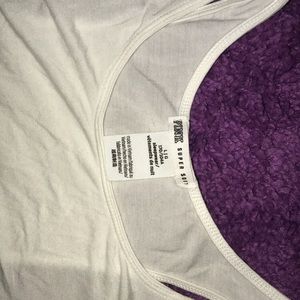 VS pink halter muscle tank top