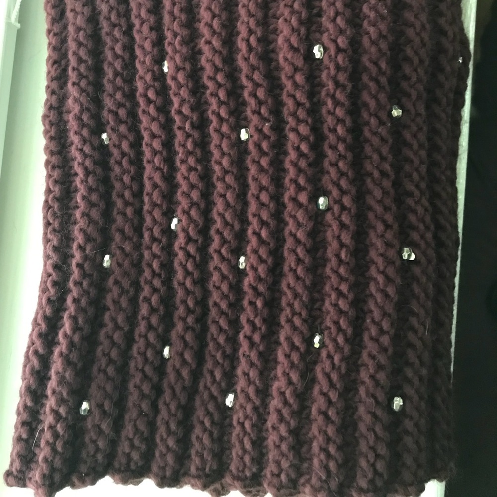 Knit infinity scarf