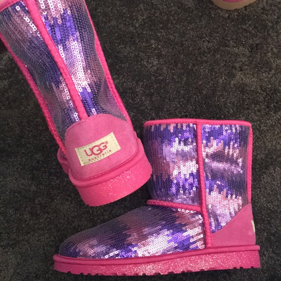 UGG Shoes - Sparkle pink and purple uggs