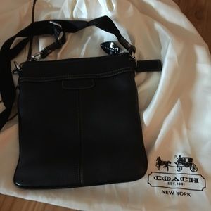 Coach Leather Messenger Bag