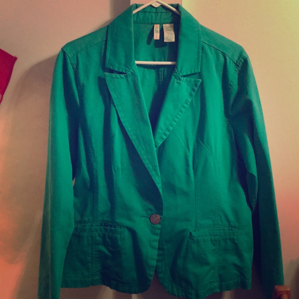 Green blazer