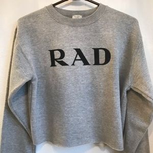 RAD John Gaft Calif. cropped sweatshirt