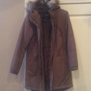 AE brown winter coat