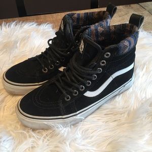 Suede Tribal Print Vans Sk8 Hi