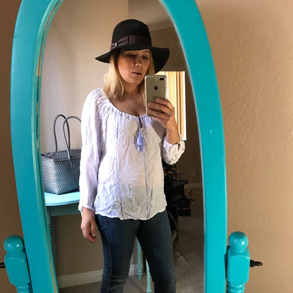 Sanctuary loose flowy blouse