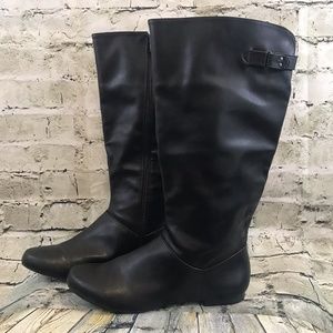 Style & Co Black Knee High Boots Size 9