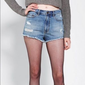 BDG Dree High Rise Cheeky Denim Shorts