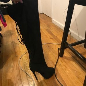 Over-the-knee Steve Madden boots