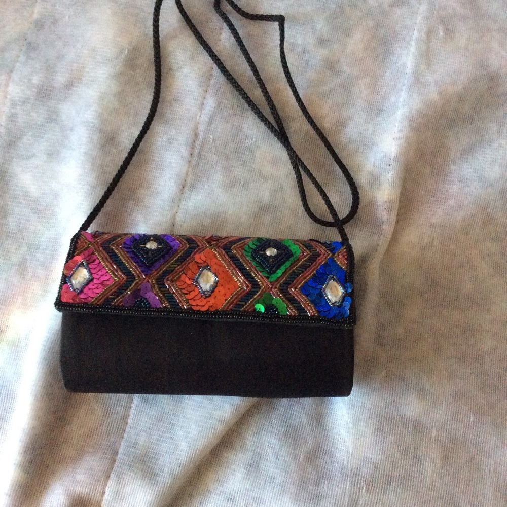 Beaded evening bag purse