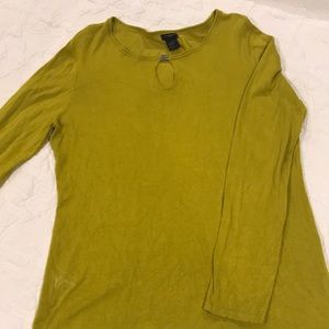 Green blouse