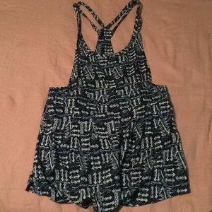Open back romper