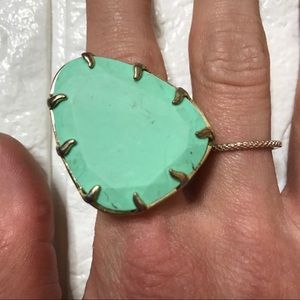 Kendra Scott Vintage Ring in Mint Green