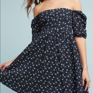 Anthropologie Off Shoulder Dress