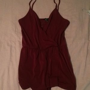 Red romper