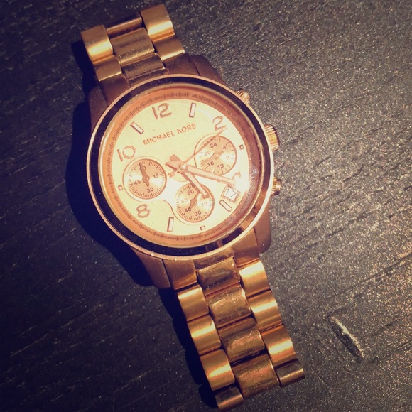 Rose Gold Micheal Kors Watch