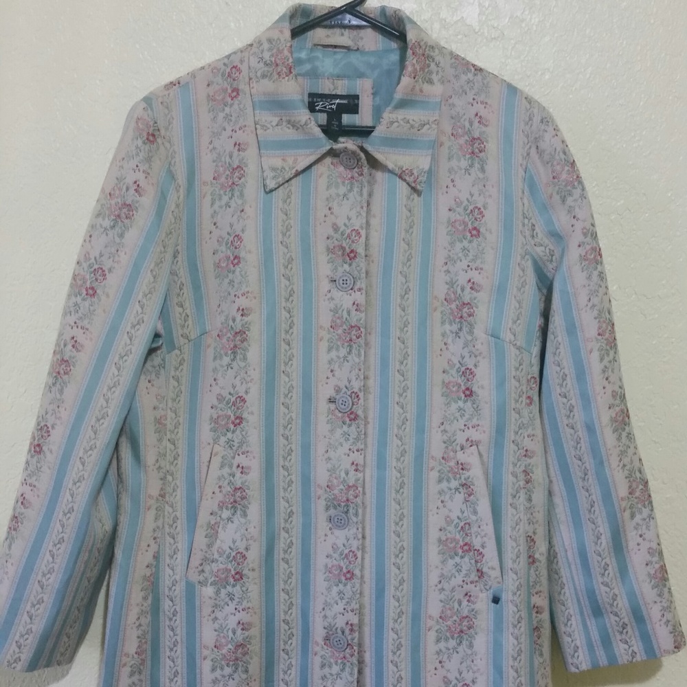 Black Rivet Fabric Jacket