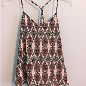 Patterned Hollister Tank Top