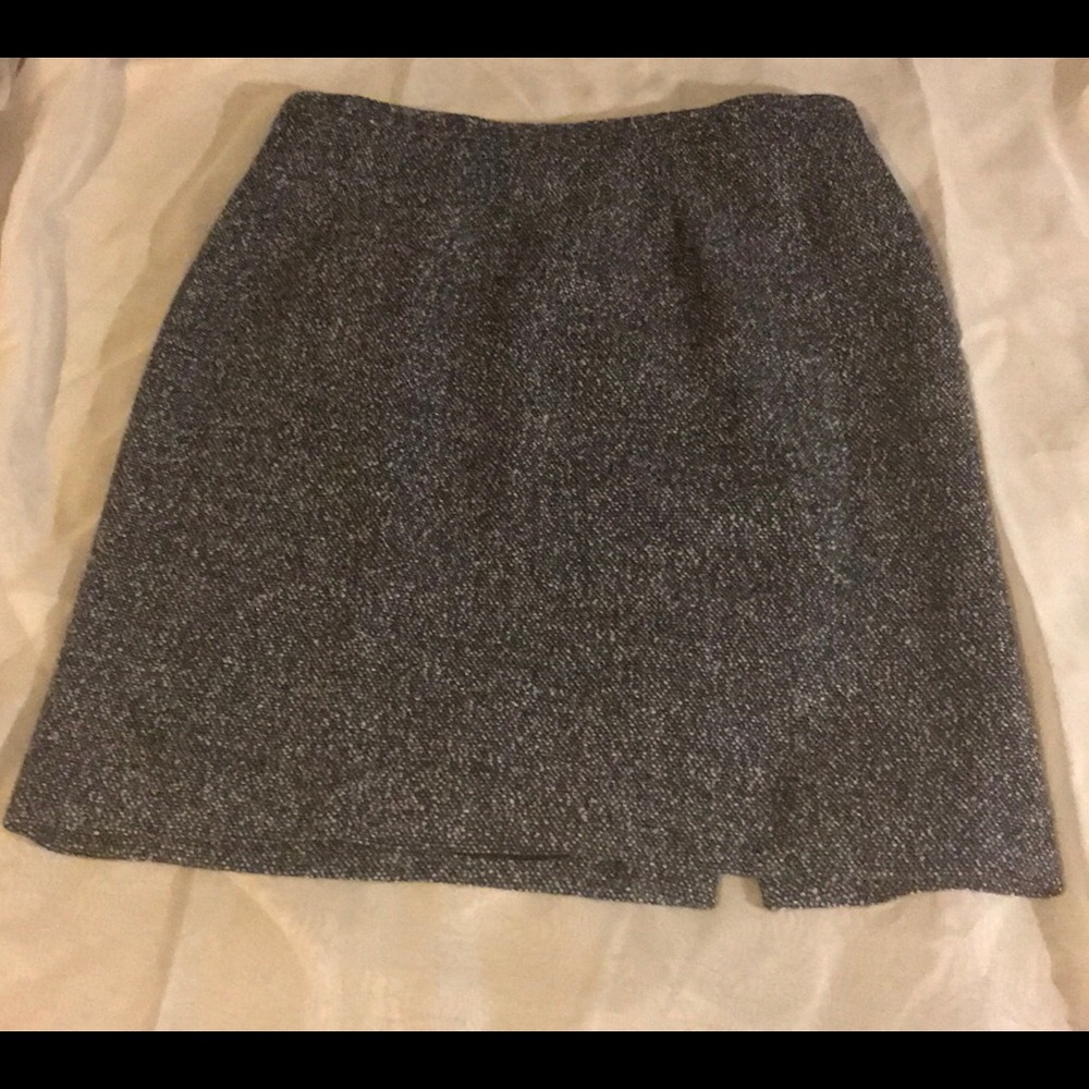 Talbots mini wool skirt
