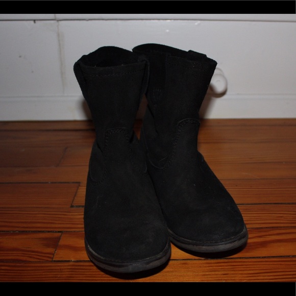 Zigi Cannoli Black Real Suede Booties Size 6 - Picture 2 of 5