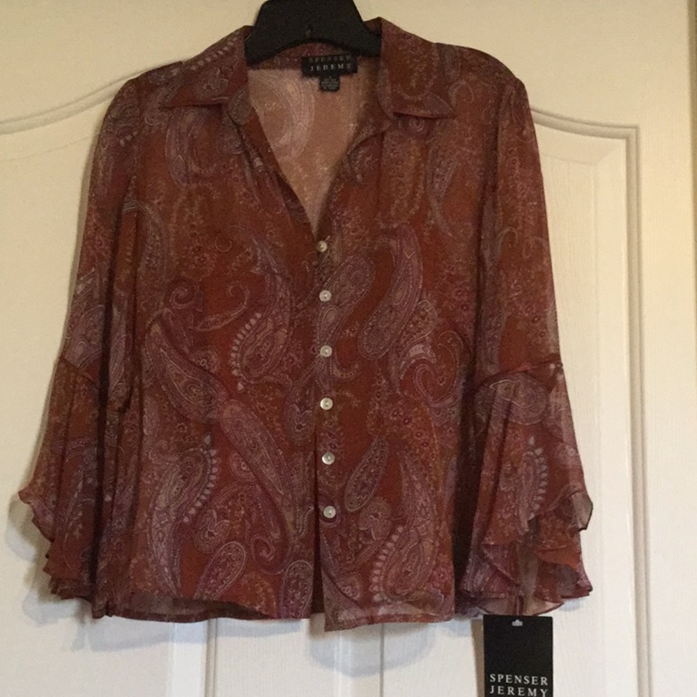 Brand new silk blouse by Spenser Jeremy