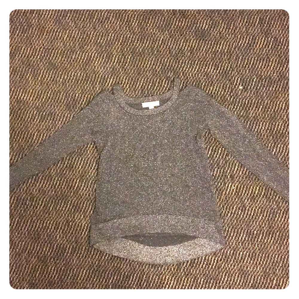 Michael Kors Shimmer Sweater w/ Shoulder Cut Outs