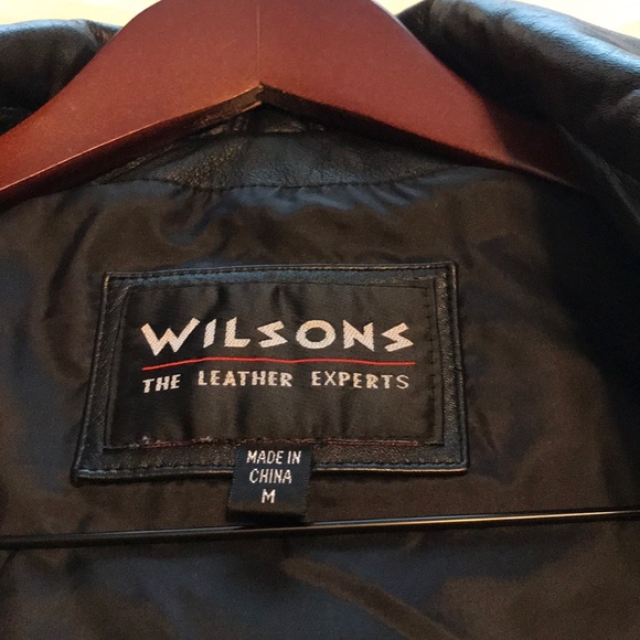 Black Wilson’s Leather jacket size Medium - Picture 5 of 7