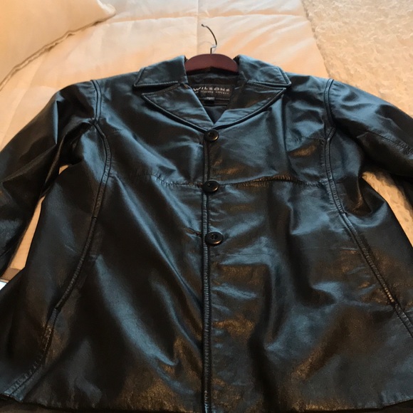 Black Wilson’s Leather jacket size Medium - Picture 6 of 7