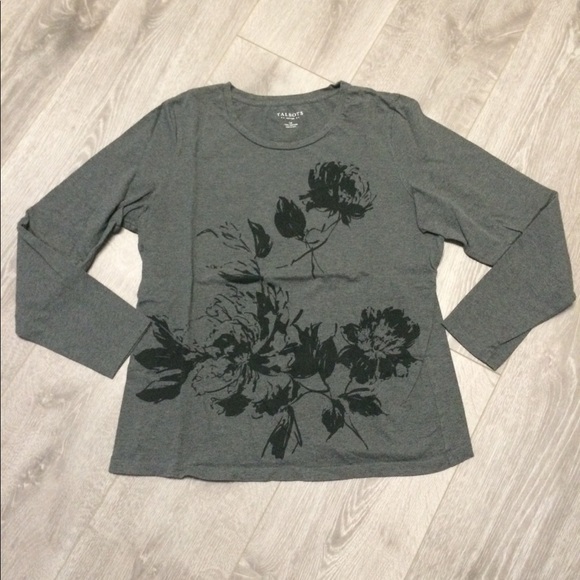 Talbots Tops - Talbots petite long sleeve floral tee